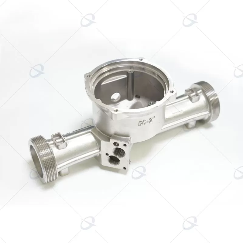 Ultrasonic water meter pipe section